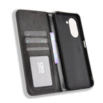 For Xiaomi Redmi A5 NFC (EU) (173.45mm) Leather Case Wallet Stand Retro Texture Phone Cover