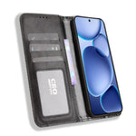 For Oppo Find X8s 5G Leather Case Wallet Stand Retro Texture Phone Cover