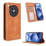 For Oppo Find X8s 5G Leather Case Wallet Stand Retro Texture Phone Cover