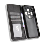 For Oppo Find X8 Ultra 5G Leather Case Wallet Stand Retro Texture Phone Cover