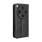 For Oppo Find X8 Ultra 5G Leather Case Wallet Stand Retro Texture Phone Cover