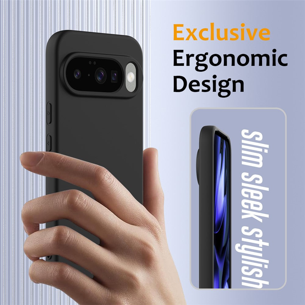 Til Google Pixel 10 Magnetisk Cover Anti-Fald Flydende Silikone Telefoncover