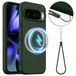 Til Google Pixel 10 Magnetisk Cover Anti-Fald Flydende Silikone Telefoncover