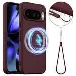 Til Google Pixel 10 Magnetisk Cover Anti-Fald Flydende Silikone Telefoncover