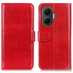 Xiaomi Redmi Turbo 4 Pro 5G / Poco F7 5G Skal Crazy Horse Texture PU Läder mobilstativ Skal