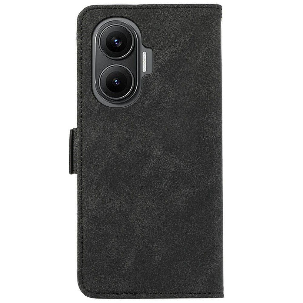 ABEEL For Xiaomi Redmi Turbo 4 Pro 5G  /  Poco F7 5G Case PU Leather Folio Stand View RFID Blocking Phone Cover