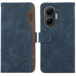 ABEEL For Xiaomi Redmi Turbo 4 Pro 5G  /  Poco F7 5G Case Color Splicing Leather Flip Phone Cover RFID Blocking