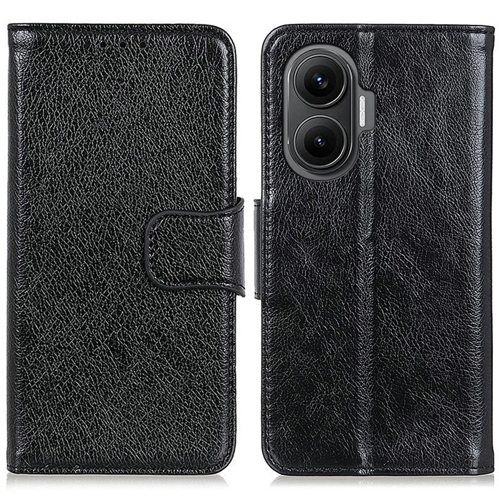 For Xiaomi Redmi Turbo 4 Pro 5G  /  Poco F7 5G Case Nappa Texture Split Leather Wallet Phone Cover