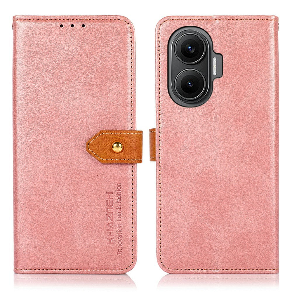 KHAZNEH For Xiaomi Redmi Turbo 4 Pro 5G  /  Poco F7 5G Wallet Phone Case Stand Leather Flip Cover