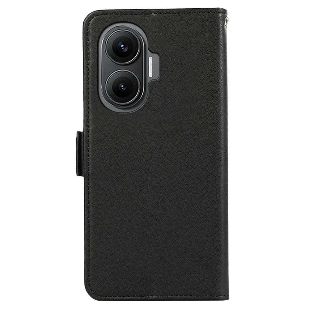 ABEEL For Xiaomi Redmi Turbo 4 Pro 5G  /  Poco F7 5G Case Leather Phone Cover with RFID Blocking Wallet