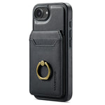 MAGKING K1 Series For iPhone 17e / 16e Magnetic Case PC + TPU + PU Phone Cover with Card Holder