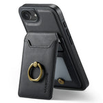 MAGKING K1 Series For iPhone 17e / 16e Magnetic Case PC + TPU + PU Phone Cover with Card Holder