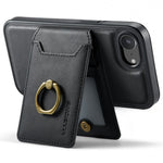 MAGKING K1 Series For iPhone 17e / 16e Magnetic Case PC + TPU + PU Phone Cover with Card Holder
