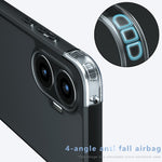 For Xiaomi Redmi Turbo 4 Pro 5G  /  Poco F7 5G Case Skin-Touch TPU + PC Matte Phone Back Cover, Transparent Black