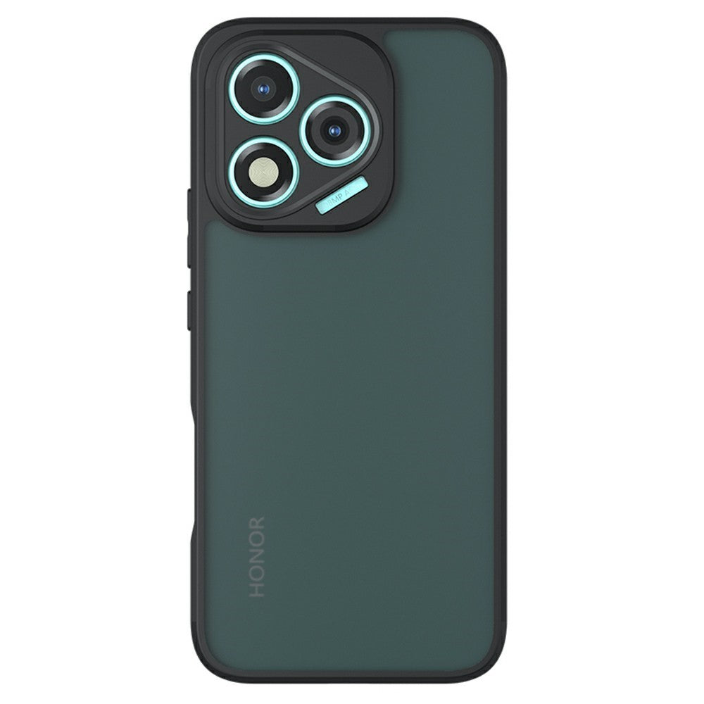 For Honor 400 Lite 5G etui Skind-touch TPU + PC Mat telefonbagcover, transparent sort