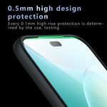 For Honor 400 Lite 5G etui Skind-touch TPU + PC Mat telefonbagcover, transparent sort