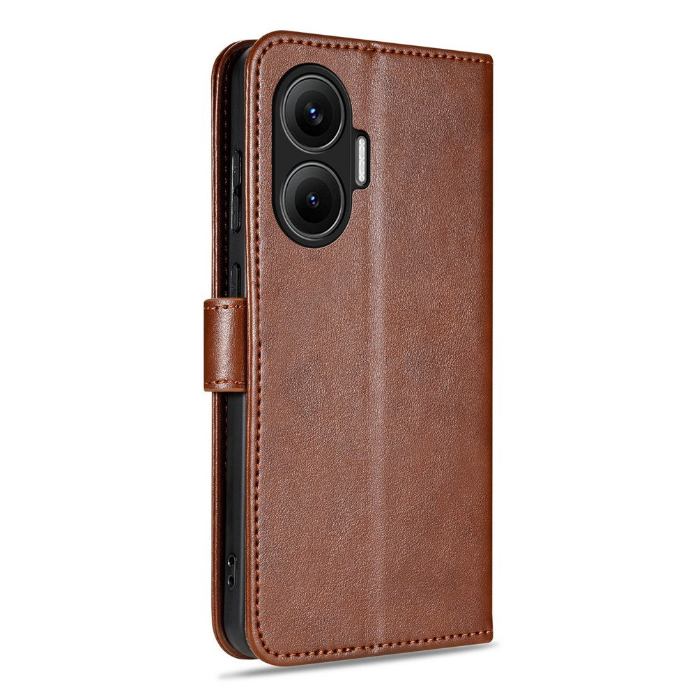 AZNS For Xiaomi Redmi Turbo 4 Pro 5G  /  Poco F7 5G Case Anti-Scratch PU Leather Stand Wallet Phone Cover