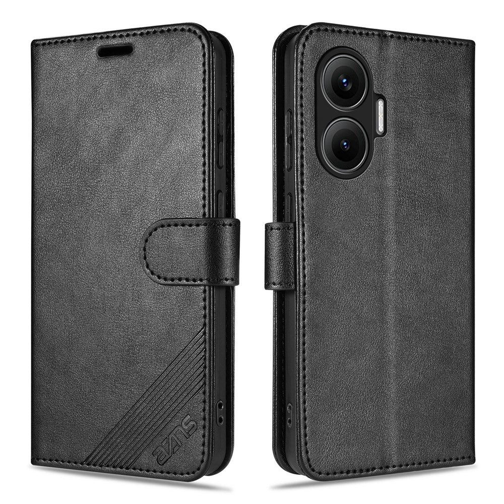 AZNS For Xiaomi Redmi Turbo 4 Pro 5G  /  Poco F7 5G Case Anti-Scratch PU Leather Stand Wallet Phone Cover