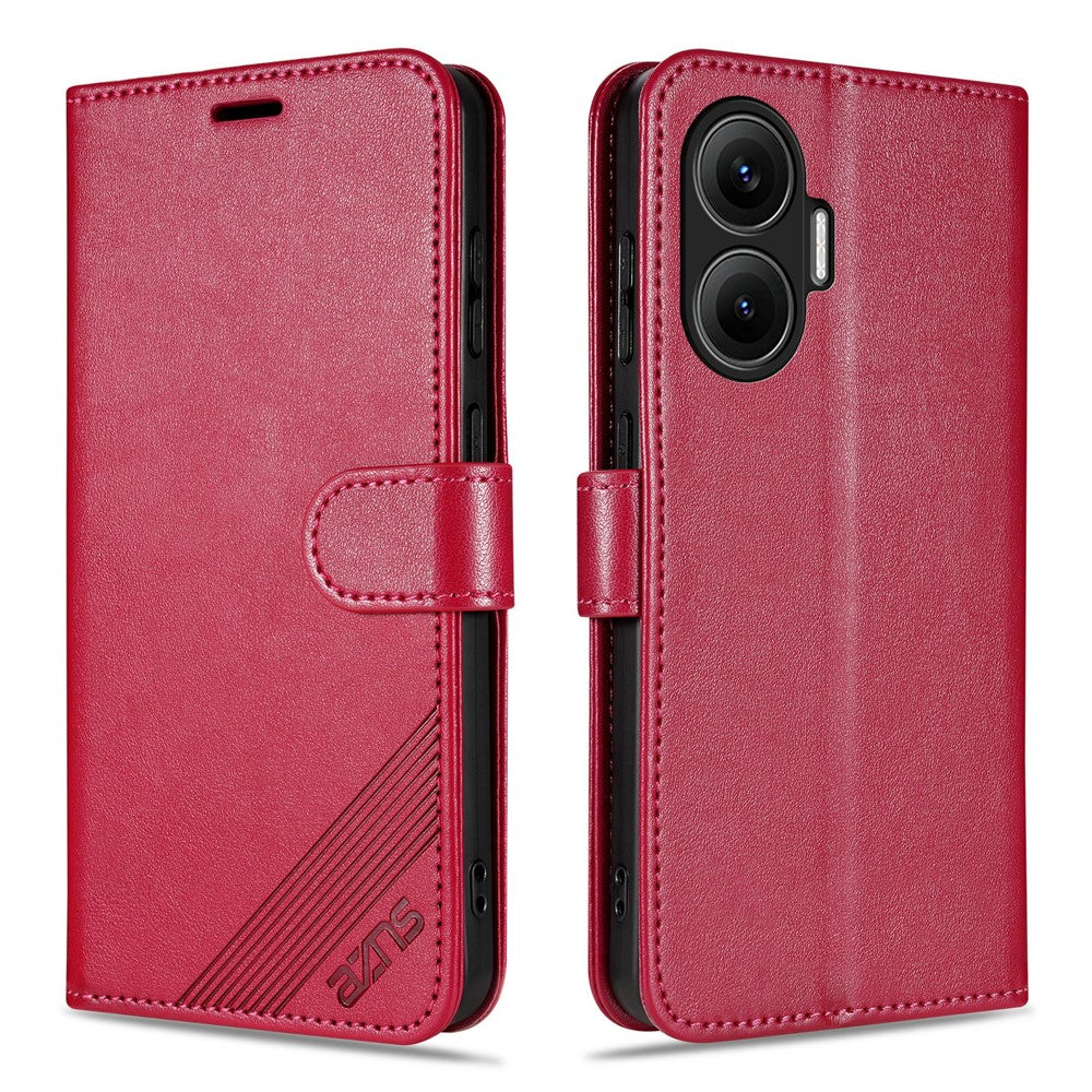 AZNS For Xiaomi Redmi Turbo 4 Pro 5G  /  Poco F7 5G Case Anti-Scratch PU Leather Stand Wallet Phone Cover