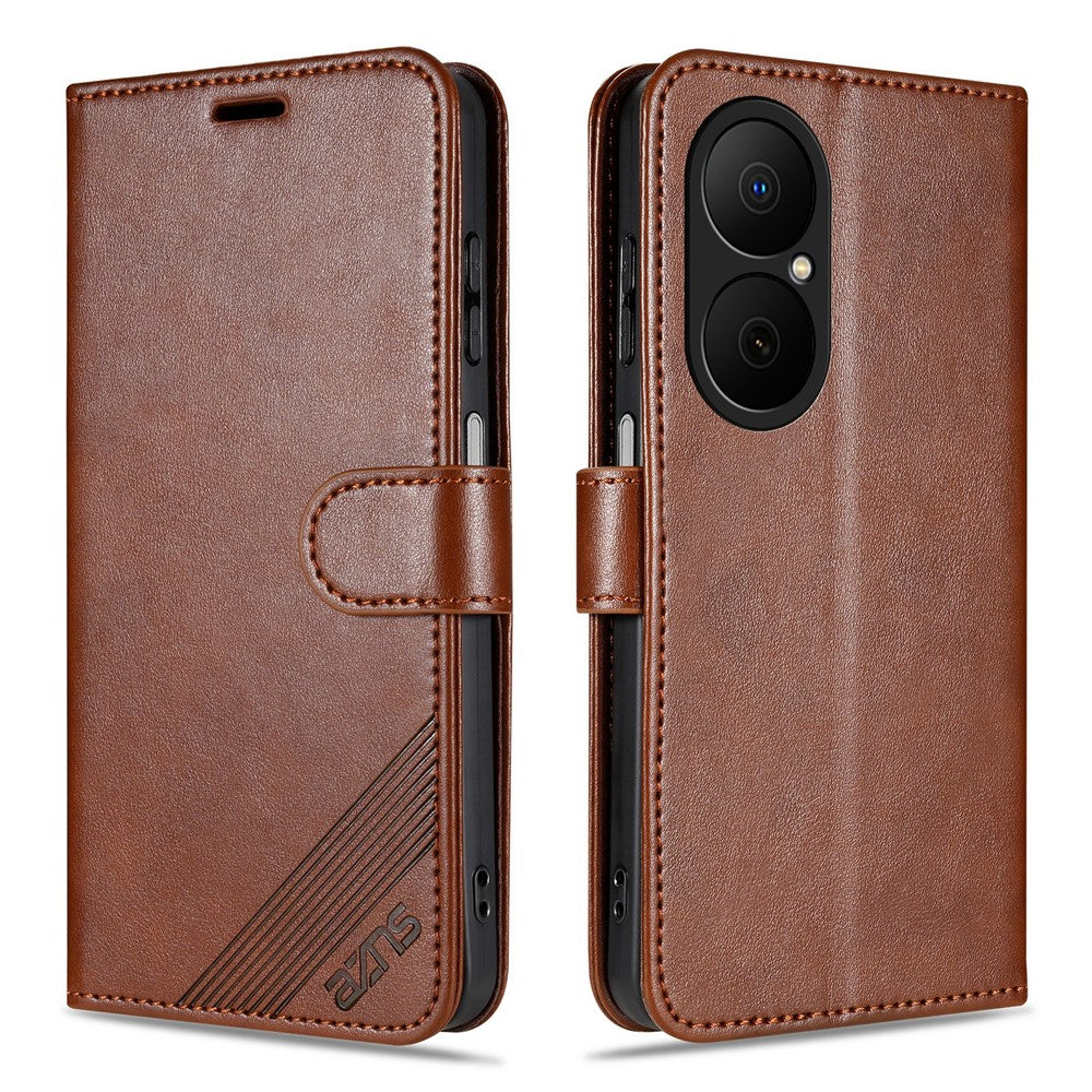 AZNS För Huawei Enjoy 80 Skal Reptåligt PU-läder Stativ Plånboksfodral