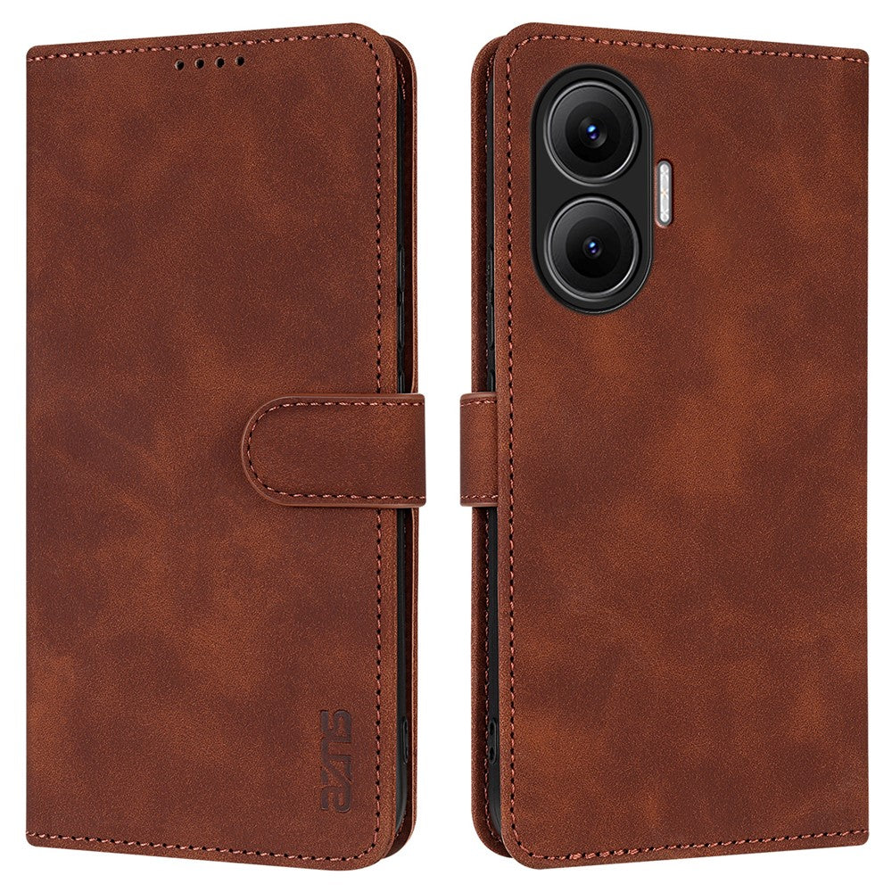 AZNS For Xiaomi Redmi Turbo 4 Pro 5G  /  Poco F7 5G Case PU Leather Wallet Phone Cover
