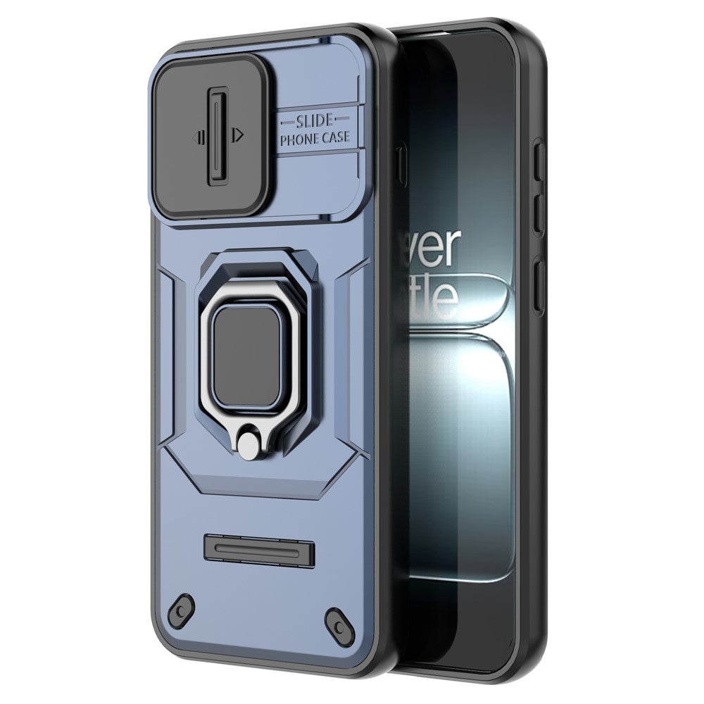 For OnePlus 13T 5G Case PC + TPU Kickstand Phone Protector with Lens Cover