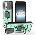 For OnePlus 13T 5G Case PC + TPU Kickstand Phone Protector with Lens Cover