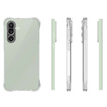 Til Samsung Galaxy M56 5G TPU Cover Skridsikker Gennemsigtig Mobiltelefon Beskyttelsescover