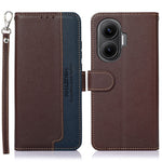 KHAZNEH For Xiaomi Redmi Turbo 4 Pro 5G  /  Poco F7 5G Case RFID Blocking Wallet Litchi Texture PU Leather Phone Cover