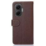 KHAZNEH For Xiaomi Redmi Turbo 4 Pro 5G  /  Poco F7 5G Case RFID Blocking Wallet Litchi Texture PU Leather Phone Cover