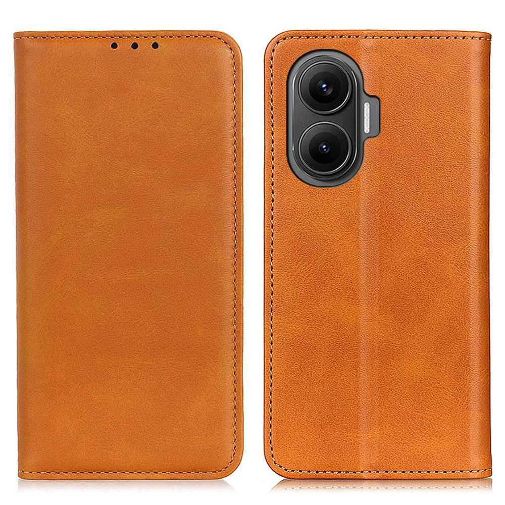 For Xiaomi Redmi Turbo 4 Pro 5G  /  Poco F7 5G Case Split Leather Flip Wallet Phone Cover