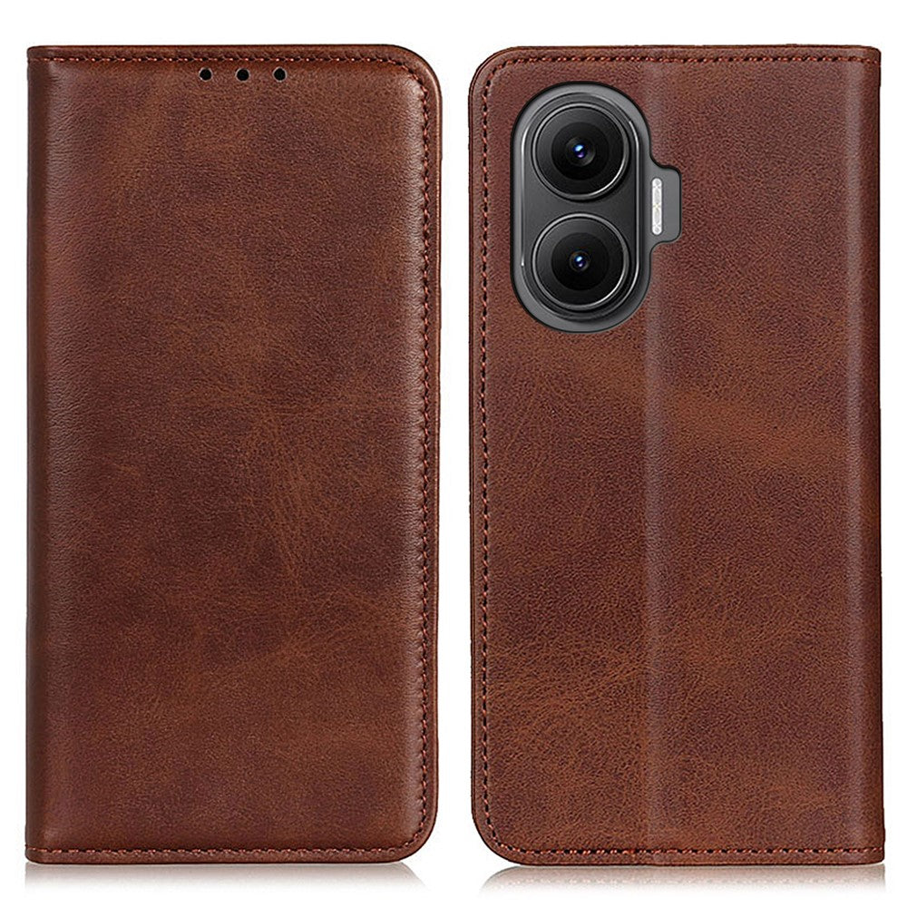 For Xiaomi Redmi Turbo 4 Pro 5G  /  Poco F7 5G Case Split Leather Flip Wallet Phone Cover