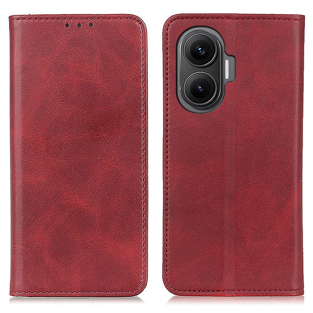 For Xiaomi Redmi Turbo 4 Pro 5G  /  Poco F7 5G Case Split Leather Flip Wallet Phone Cover