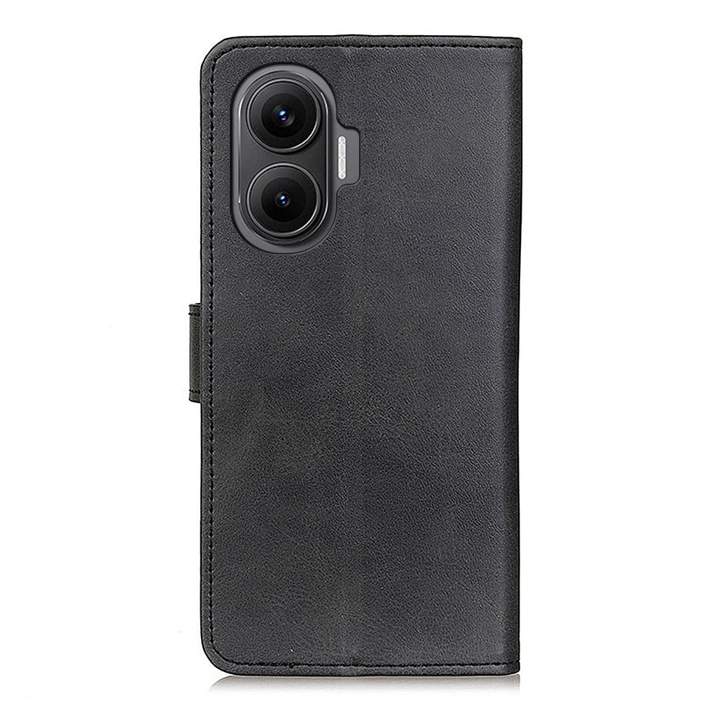 For Xiaomi Redmi Turbo 4 Pro 5G  /  Poco F7 5G Case Cowhide Texture Leather Wallet Stand Phone Cover
