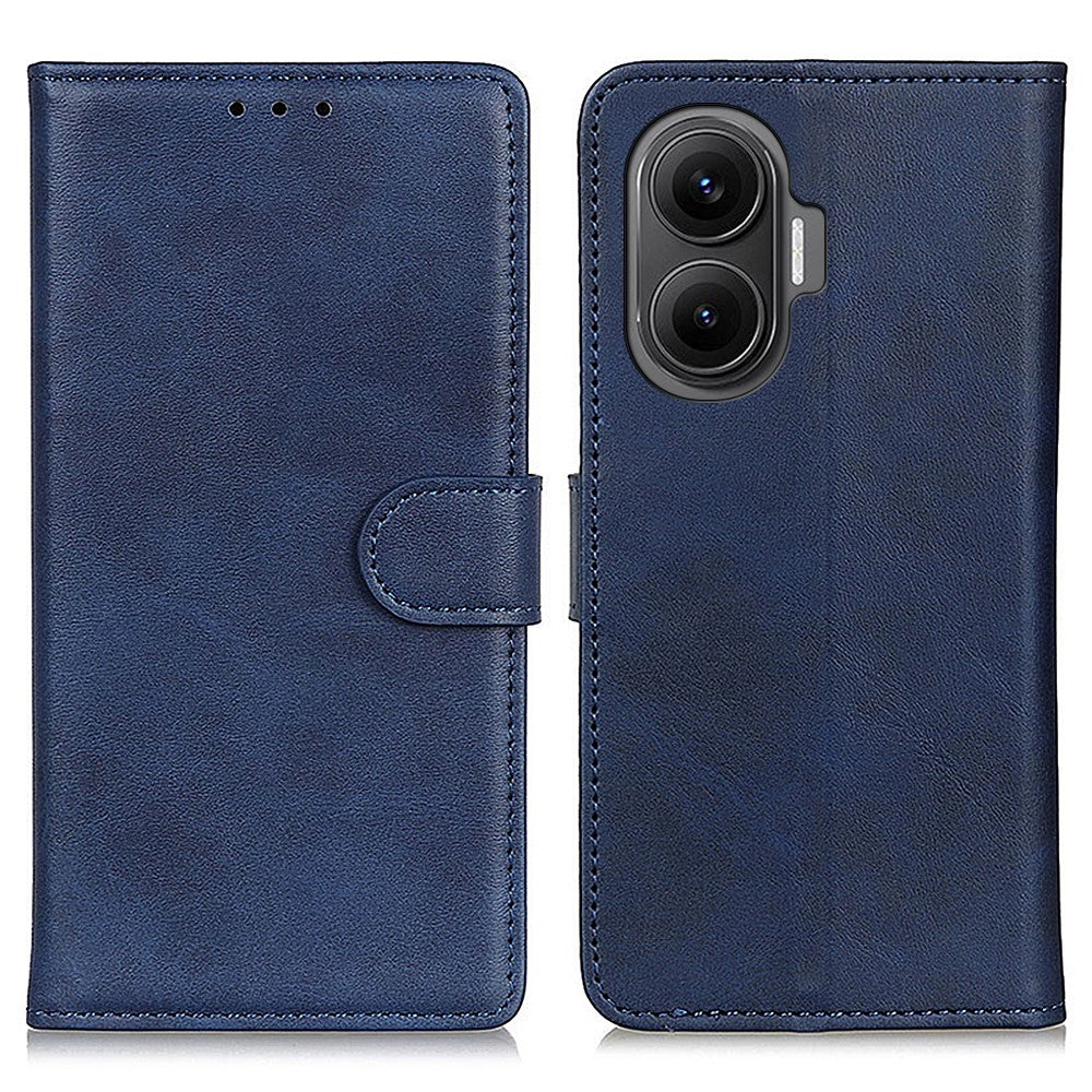 For Xiaomi Redmi Turbo 4 Pro 5G  /  Poco F7 5G Case Cowhide Texture Leather Wallet Stand Phone Cover