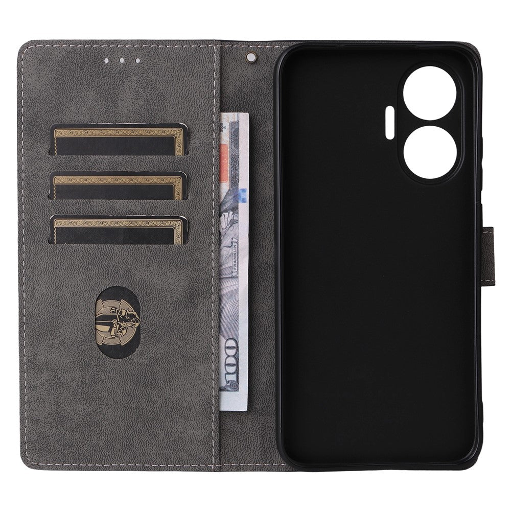 For Xiaomi Redmi Turbo 4 Pro 5G / Poco F7 5G Case Wallet RFID Blocking PU Leather Phone Cover Stand with Strap