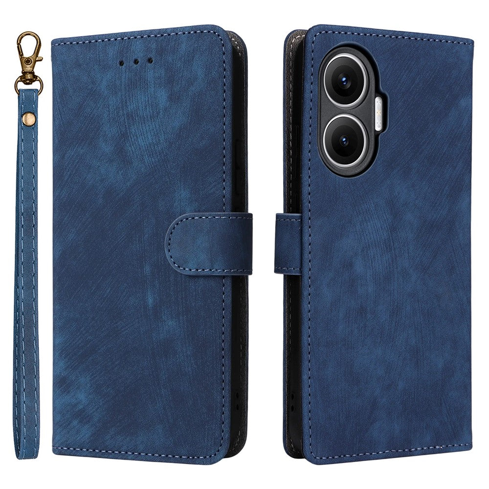 For Xiaomi Redmi Turbo 4 Pro 5G / Poco F7 5G Case Wallet RFID Blocking PU Leather Phone Cover Stand with Strap