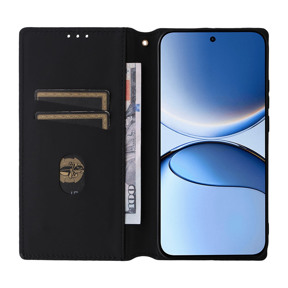 For Xiaomi Redmi Turbo 4 Pro 5G / Poco F7 5G Case Wallet Rhombus Imprinted Leather Phone Cover