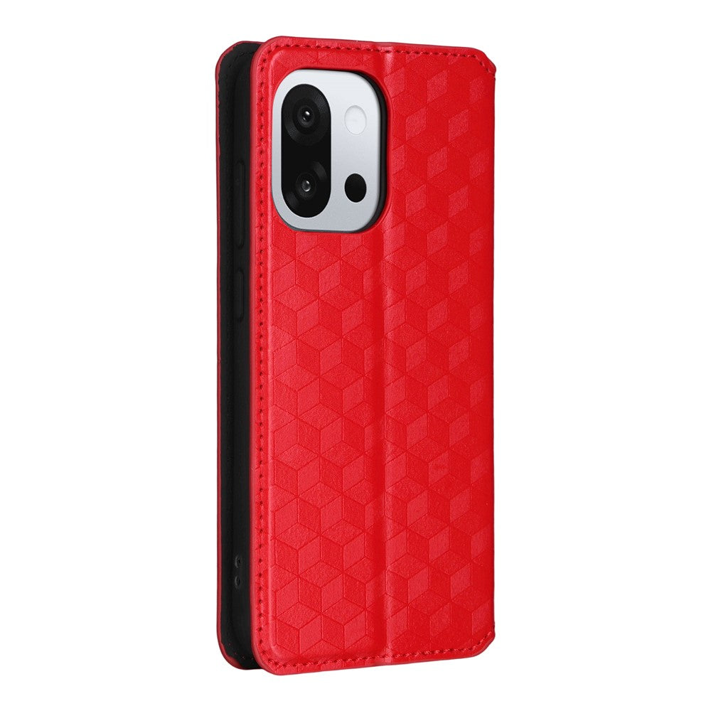 For OnePlus 13T 5G Case Wallet Rhombus Imprinted Leather Phone Cover
