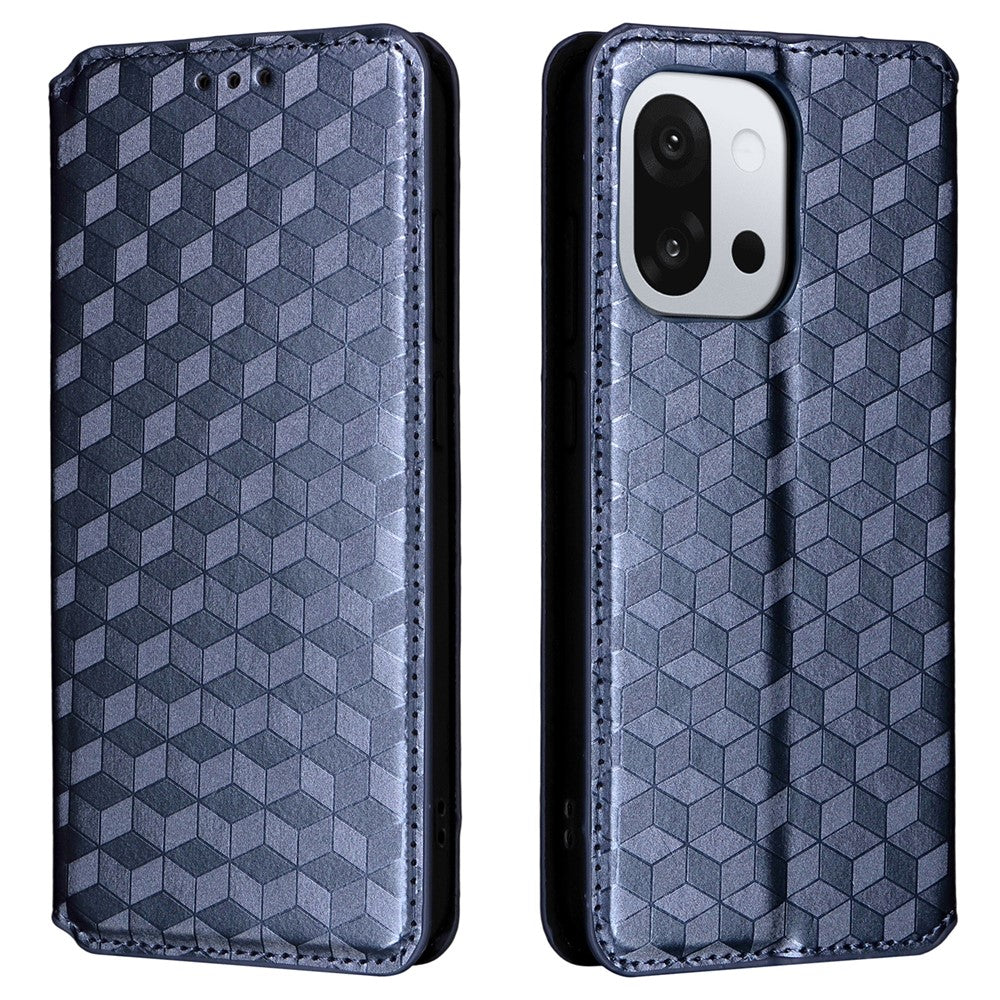 For OnePlus 13T 5G Case Wallet Rhombus Imprinted Leather Phone Cover