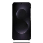 For Samsung Galaxy S25 Edge Case Dual Card Slots PU Leather + Hard PC Phone Cover