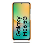 Samsung Galaxy A06 5G / M06 5G skal kalvstruktur PU-läder hårt PC skyddande mobilskal