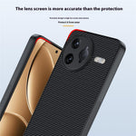 For Xiaomi Redmi K80 5G / Poco F7 Pro 5G Case Carbon Fiber Texture Ultra Slim PC Phone Cover