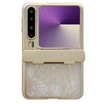 For Huawei Pura X Case Mechanical Legend Electroplating PC Phone Cover