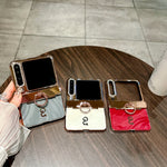 For Huawei Pura X Case Electroplating Hard PC Phone Cover with Ring Holder