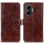 For Xiaomi Poco F7 5G / Redmi Turbo 4 Pro 5G Case Wallet Leather Phone Cover Crazy Horse Texture