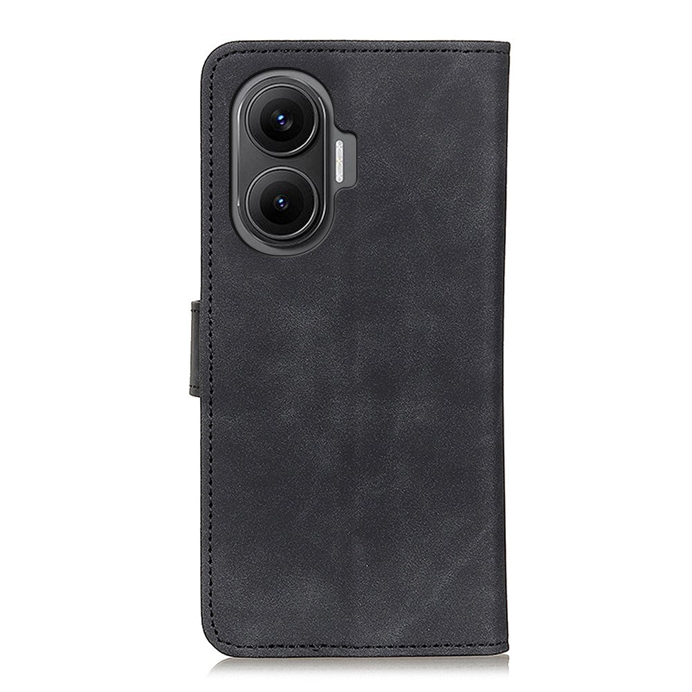 KHAZNEH For Xiaomi Poco F7 5G / Redmi Turbo 4 Pro 5G Case PU Leather Retro Texture Phone Cover
