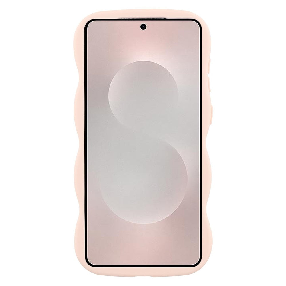 Samsung Galaxy S25 Edge Magnetiskt Skal TPU + PC mobil Baksida Skin Touch Vågformad