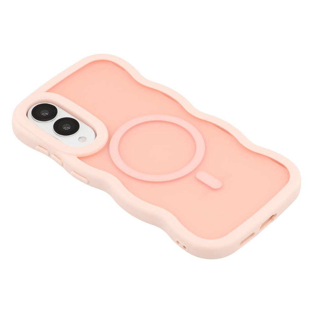 Samsung Galaxy S25 Edge Magnetiskt Skal TPU + PC mobil Baksida Skin Touch Vågformad