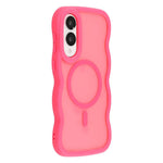 Samsung Galaxy S25 Edge Magnetiskt Skal TPU + PC mobil Baksida Skin Touch Vågformad